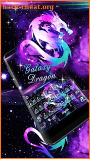 Galaxy Dragon Keyboard Theme screenshot