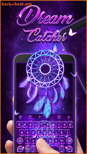 Galaxy Dream Catcher Keyboard Theme for Android screenshot