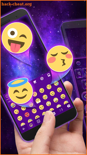 Galaxy Dream Catcher Keyboard Theme for Android screenshot