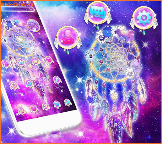 Galaxy Dream Catcher Theme screenshot