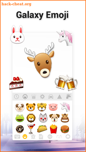 Galaxy Emoji - Emoji Keyboard screenshot