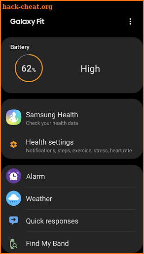 Galaxy Fit Plugin screenshot