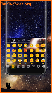 Galaxy Haw King Gif keyboard theme screenshot