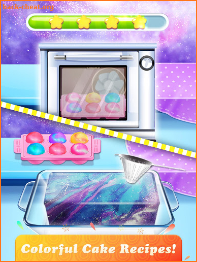Galaxy Inside Cake: Cooking Games for Girls screenshot