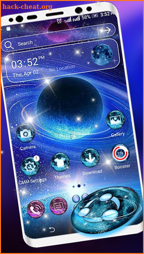 Galaxy Launcher Theme screenshot