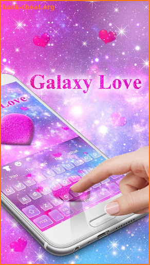 Galaxy Love Keyboard screenshot