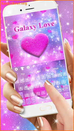 Galaxy Love Keyboard screenshot