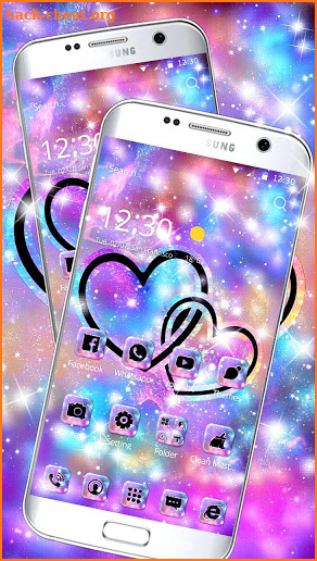 Galaxy Love Theme screenshot
