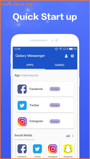 Galaxy Messenger screenshot