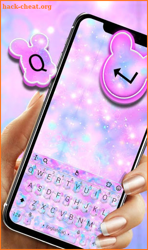 Galaxy Minny Keyboard Theme screenshot