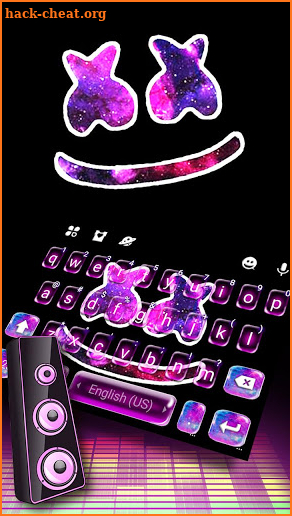 Galaxy Music Dj Keyboard Theme screenshot