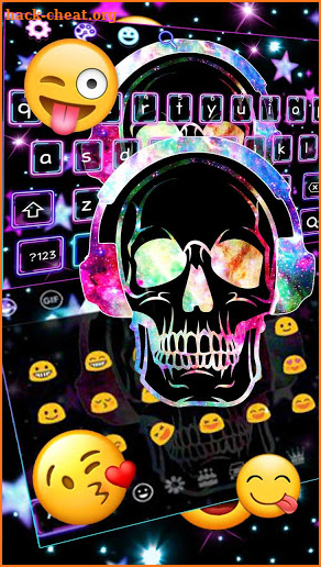 Galaxy Music Skull Keyboard screenshot