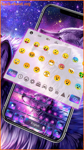 Galaxy Night Wolf keyboard screenshot