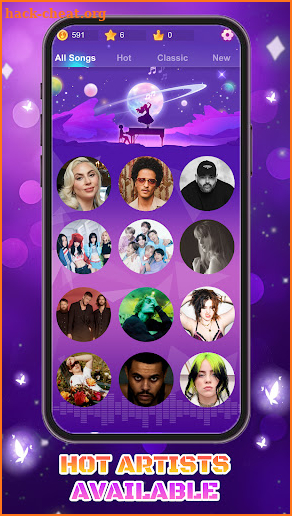 Galaxy Piano: Scrolling Rush screenshot