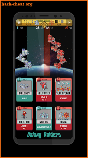 Galaxy Raiders - Space Card Game screenshot