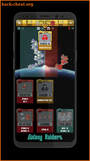 Galaxy Raiders - Space Card Game screenshot