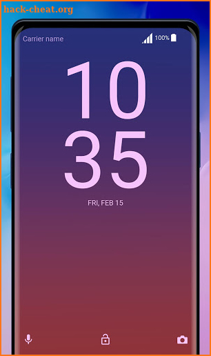 Galaxy S10 blue-rose | Xperia™ Theme screenshot