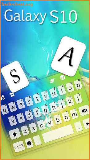 Galaxy S10 New Keyboard Theme screenshot