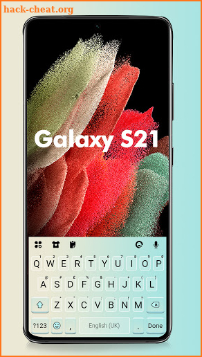 Galaxy S21 Keyboard Background screenshot