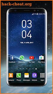 Galaxy S8 Plus Digital Clock screenshot