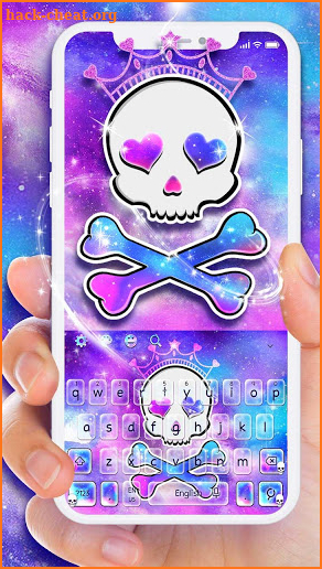 Galaxy Skull Keyboard screenshot