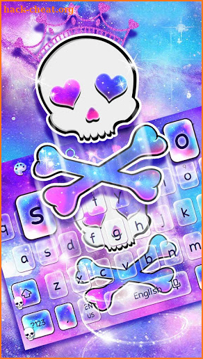 Galaxy Skull Keyboard screenshot