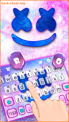 Galaxy Sky Dj Keyboard Theme screenshot