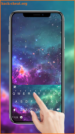 Galaxy Sky Keyboard Theme screenshot