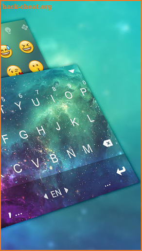 Galaxy Sky Keyboard Theme screenshot