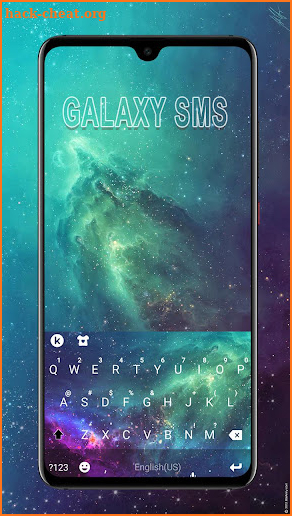 Galaxy Sms Keyboard Theme screenshot