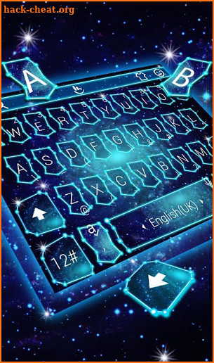 Galaxy Star Keyboard Theme screenshot