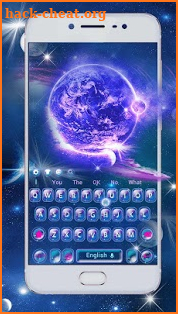 Galaxy Starry Sky Keyboard screenshot