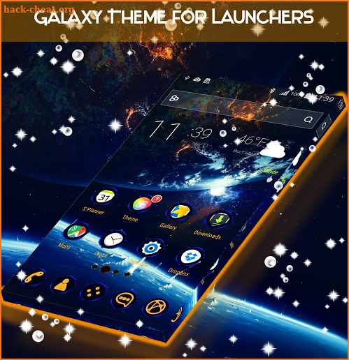 Galaxy Theme for Launchers screenshot