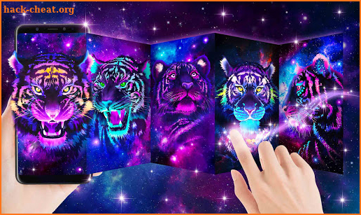 Galaxy Tiger Live Wallpapers screenshot