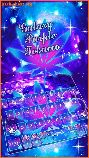 Galaxy Tobacco Keyboard Theme screenshot