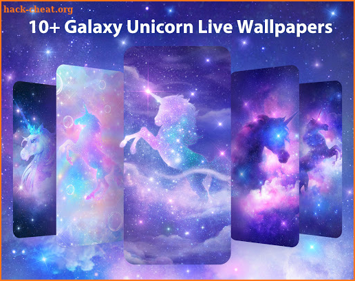 Galaxy Unicorn Live Wallpaper & Launcher Themes screenshot
