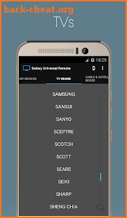 Galaxy Universal Remote screenshot