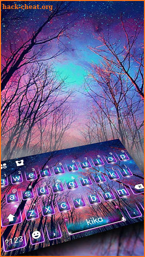 Galaxy Wallpaper Keyboard Theme screenshot
