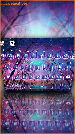 Galaxy Wallpaper Keyboard Theme screenshot
