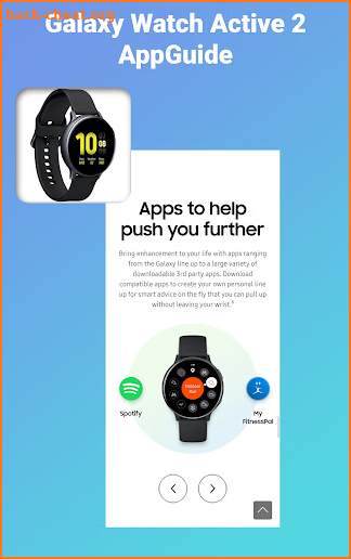 Galaxy Watch Active 2 AppGuide screenshot