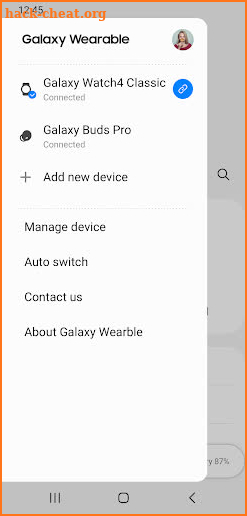 Galaxy Watch4 Plugin screenshot
