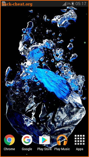 Galaxy Water Live Wallpaper screenshot