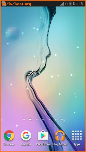 Galaxy Water Live Wallpaper screenshot