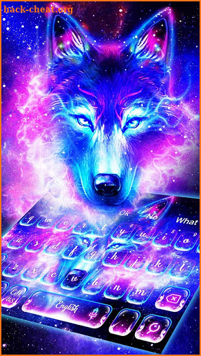 Galaxy Wild Wolf Keyboard screenshot