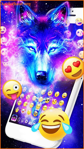 Galaxy Wild Wolf Keyboard screenshot