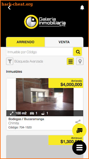 Galería Inmobiliaria - Arriendos en Bucaramanga screenshot