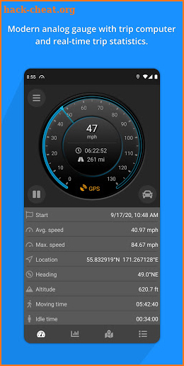 GalileoGPS Speedometer – Odometer & Speed Tracker screenshot