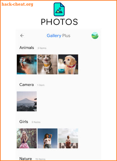 Gallery Plus : Video Player & Photo gallery screenshot
