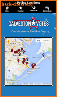 Galveston County Elections screenshot