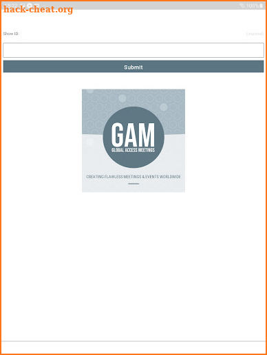 GAM Events screenshot